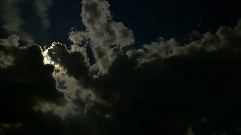 Timelapse sun dark clouds 動画素材 80698546