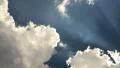 Timelapse Sun Rays through Clouds GFTHD HD Footage