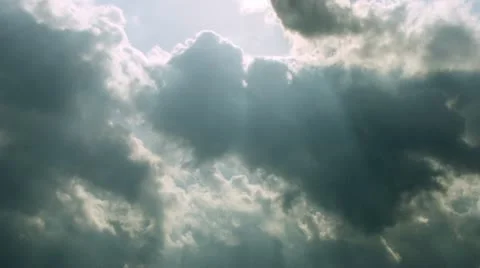 Timelapse sunbeam clouds 動画素材 11598654