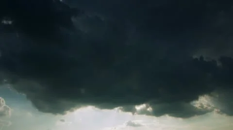 Timelapse sunbeam clouds Видео 11599822