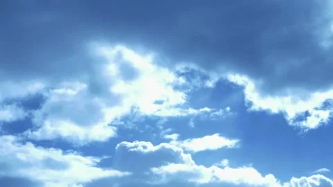 Timelapse of sunbeam light through clouds Stock Footage 254249090