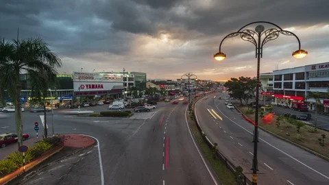 Timelapse of Sungai Petani city skyline ... | Stock Video | Pond5