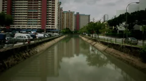 Timelapse Sungei Road Vídeo Stock 11610127