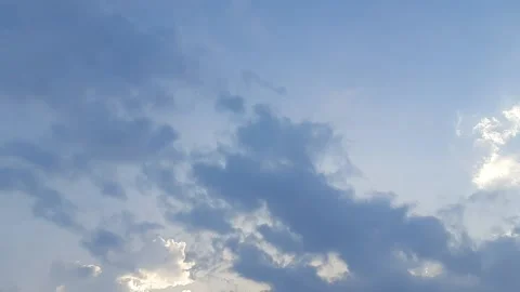 Timelapse of sunlight breaking through the clouds (2) Stock Footage 212426953