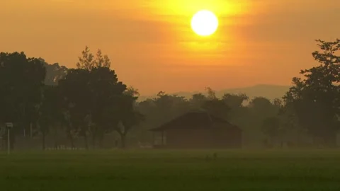 Timelapse sunrise 1 Stock Footage 268972399