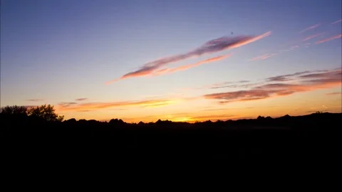 Timelapse of Sunrise in The Badlands Stock Footage 81764129
