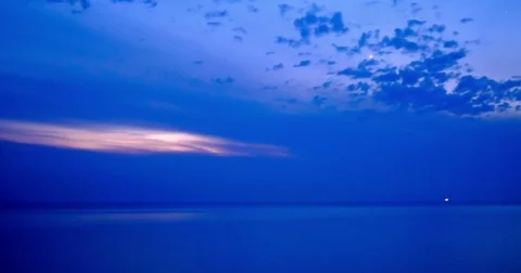 Timelapse, sunrise with beautiful clouds Stock Footage 82303033