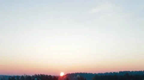 Timelapse Sunrise Clouds Vídeo Stock 46756777