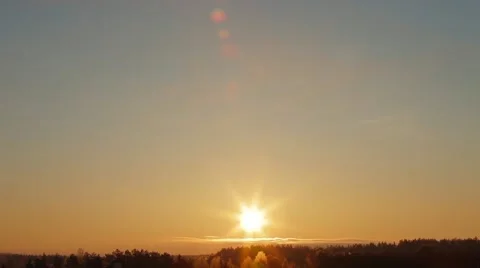 Timelapse Sunrise Clouds Vídeo Stock 46757015