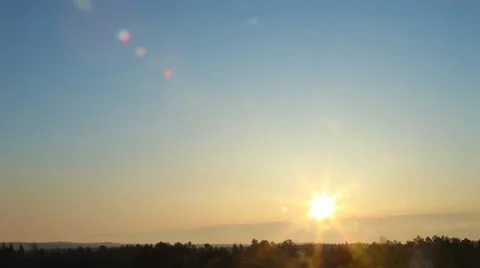 Timelapse Sunrise Clouds Vídeo Stock 46757944