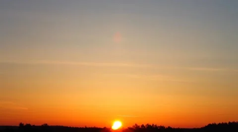 Timelapse Sunrise Clouds Vídeo Stock 46758006