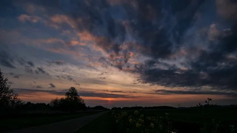 Timelapse: Sunrise with clouds Vidéo 107012083