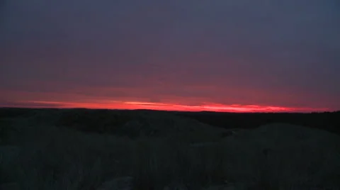 Timelapse Sunrise in the dunes Stock Footage 995225