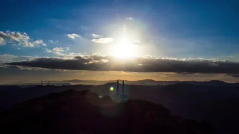 Timelapse of Sunrise at dusk 스톡 동영상 133078593