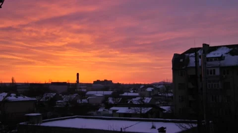 Timelapse of sunrise Stock Footage 47653267