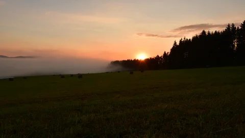 Timelapse of sunrise. Stock Footage 92194686
