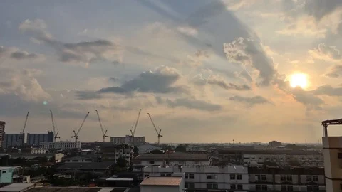 Timelapse Sunrise Video stock 96992772