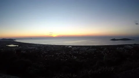 Timelapse of the Sunrise on a mountaintop Video stock 170951170