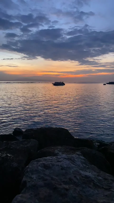 Timelapse sunrise in sanur Stock Footage 250223564