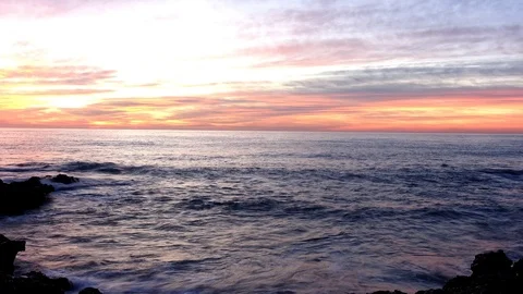 Timelapse of a sunrise on the sea Video stock 102178513
