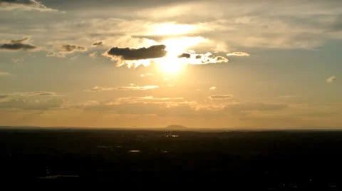 Timelapse Sunset and Clouds Video stock 23117212