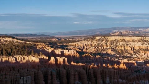 Timelapse of sunset Bryce Canyon Stock Footage 261746809