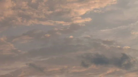 A Timelapse of Sunset Clouds Stock Footage 146890