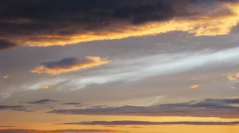 Timelapse of sunset clouds Video stock 917887