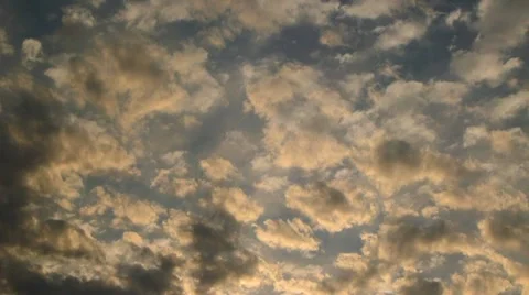 Timelapse Sunset Clouds Stock Footage 11880648