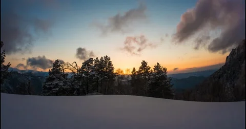 Timelapse sunset clouds Stock Footage 50388458