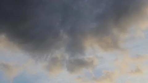 Timelapse of sunset clouds Stock Footage 171125555