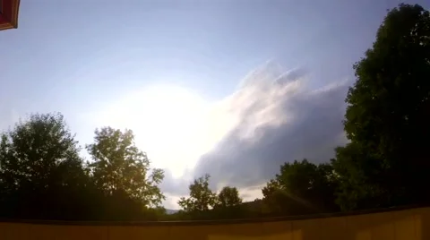 Timelapse Sunset Deck Видео 49350830
