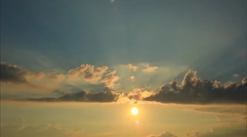 Timelapse sunset Stock Footage 922642