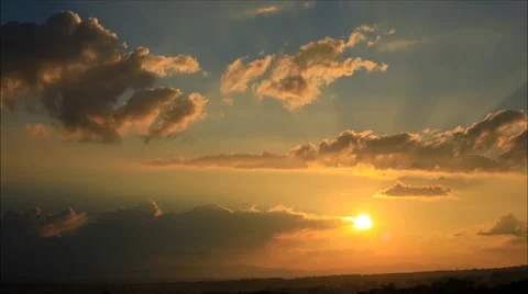 Timelapse sunset Stock Footage 922655