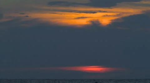 Timelapse Sunset Stockbeeldmateriaal 7904143