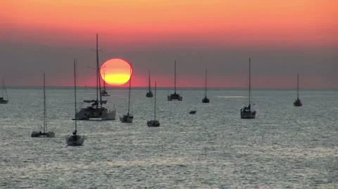 Timelapse sunset 库存影片 11344372