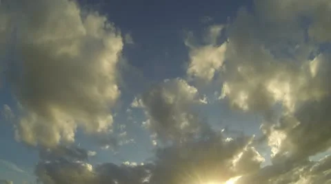 Timelapse sunset Stock Footage