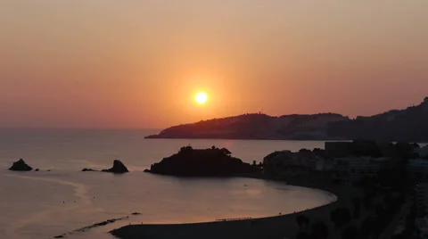 Timelapse sunset Video stock 36030967