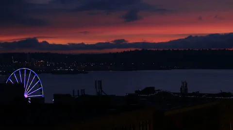 Timelapse Sunset Video stock 46602448