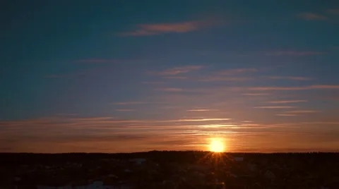 Timelapse sunset Vídeo Stock 46758092