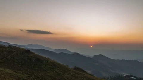 TimeLapse sunset Stock Footage 74166594