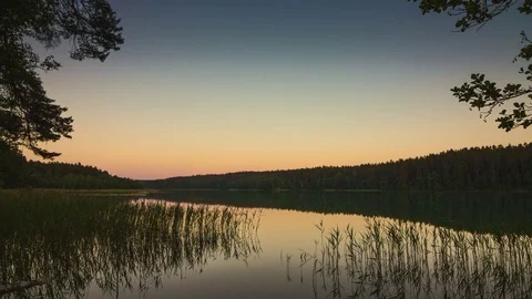 Timelapse of a sunset Stock-Footage 76568906