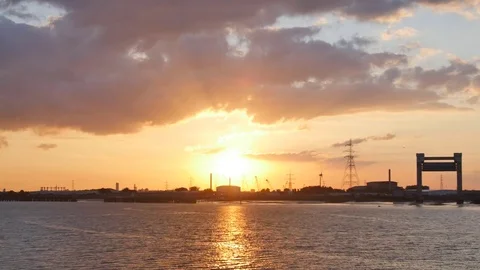 Timelapse - Sunset Stock Footage 81310225