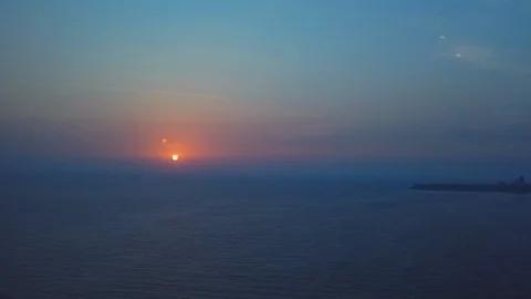 Timelapse of a sunset Stock Footage 104688248