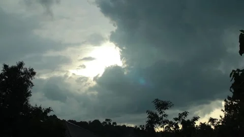 Timelapse sunset Video stock 186715211