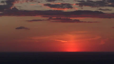 Timelapse Sunset Stockbeeldmateriaal 201192396