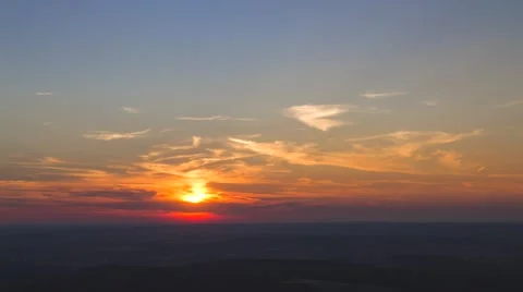Timelapse Sunset Germany Video stock 55602200
