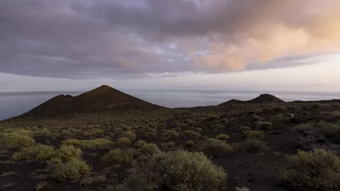 Timelapse of a sunset in La Palma, Spain 스톡 동영상 163587587