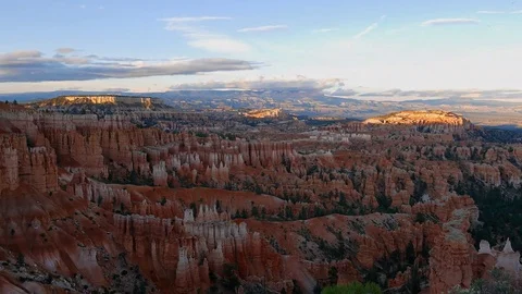 Timelapse sunset over bryce canyon Stock Footage 79548927