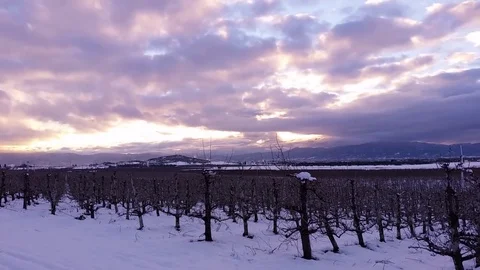 Timelapse Sunset over Rogue Valley Vídeo Stock 72965995